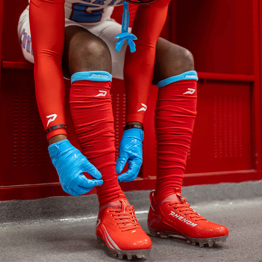 Phenom Elite Quantum Speed 2.0 Football Cleats - Red
