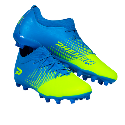 Quantum Energy Flag Football Cleats - Columbia Blue & Slime