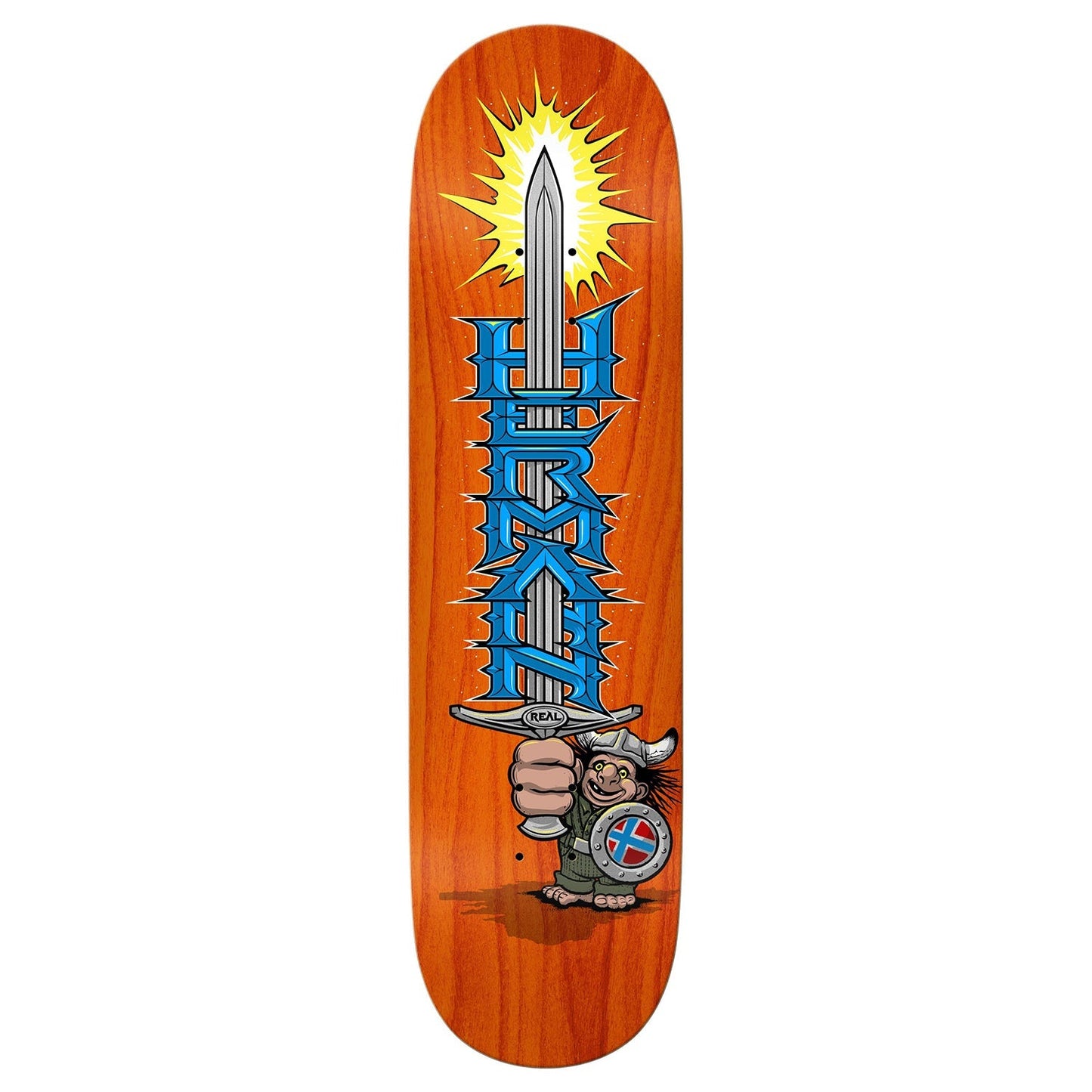 Real Skateboard Deck Hermann Mighty True Fit Assorted 8.5" x 31.35"