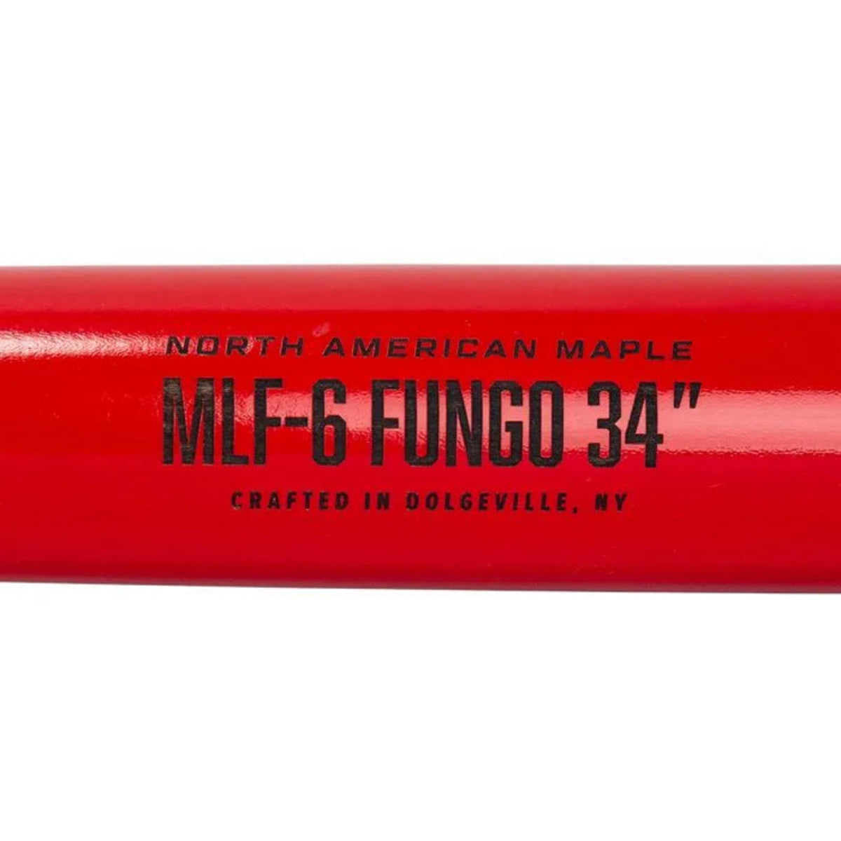 Rawlings Fungo Maple - Wood Bat - Fungo Bat - Black/Red