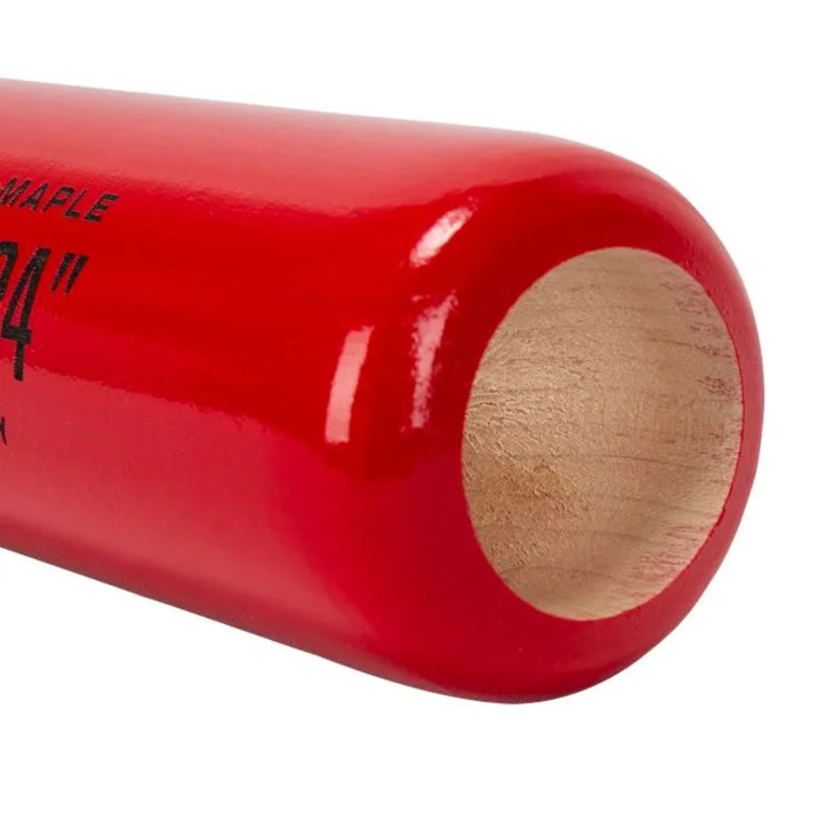 Rawlings Fungo Maple - Wood Bat - Fungo Bat - Black/Red