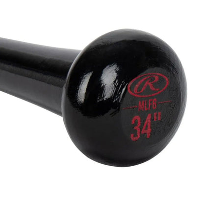 Rawlings Fungo Maple - Wood Bat - Fungo Bat - Black/Red