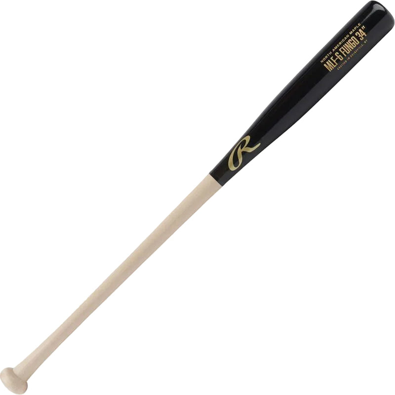 Rawlings Fungo Maple Wood Bat - Black / Natural