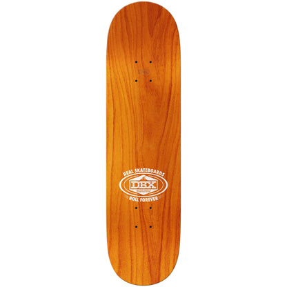 Real Skateboard Deck DBX Oval Full Yellow 8.38" x 32.43"