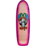 Dogtown Skateboard Deck Red Dog OG 70s Rider Natural/Purple 9.135" x 30.371"