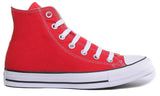 Converse All Star Hi Core Canvas Trainer In Red For Unisex
