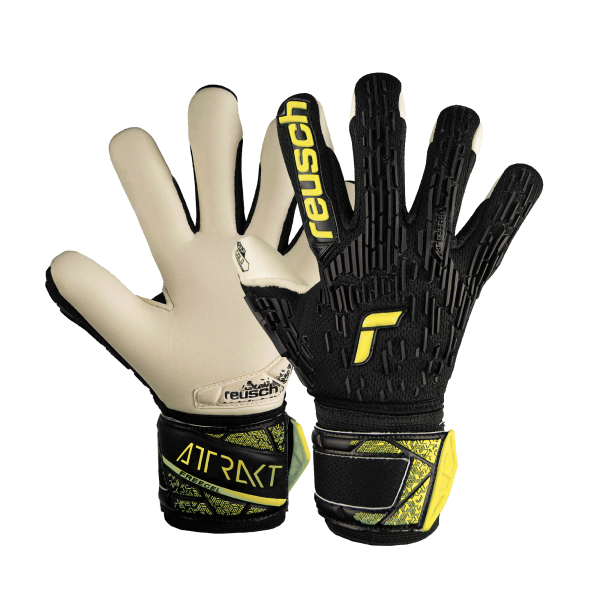 Reusch ATTRAKT FREEGEL GOLD FINGER SUPPORT JUNIOR Goalkeeper Glove