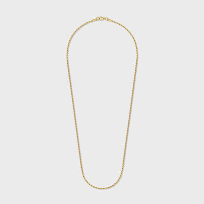 Rope Chain (Gold) - 2mm