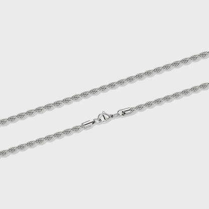 Rope Chain (Silver) - 4mm