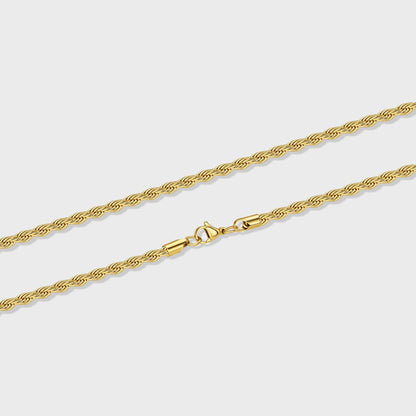Rope Chain (Gold) - 4mm