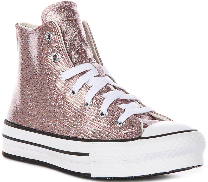 Converse A19097C In Rose Glitter For Junior