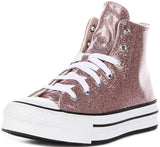 Converse A19097C In Rose Glitter For Junior