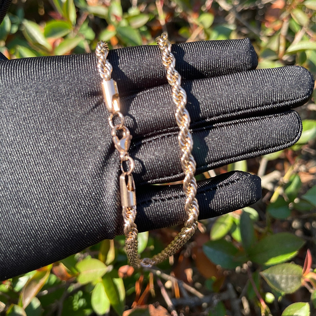 5MM Stainless Steel Rope Chain Necklace