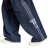 Adibreak Mid Rise Wide Leg Denim Track Pants