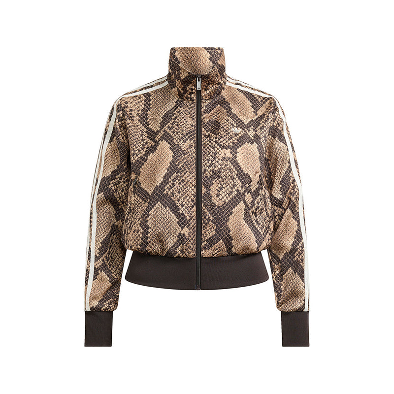 Satin Snake Print Firebird Track Jacket