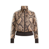 Satin Snake Print Firebird Track Jacket