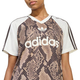 Snake Print Satin Jersey