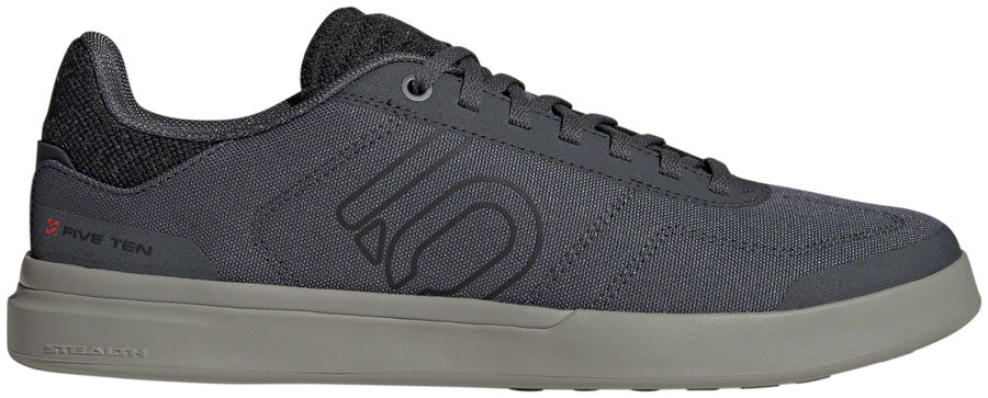 Five Ten Sleuth DLX Canvas Flat Shoes - Men's, Gray Six/Core BLK/Olive Strata