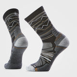 Smartwool - Hike Light Cushion Mountain Range Crew Socks - Charcoal Light Gray