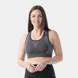 Smartwool - Women's Intraknit Racerback Bra - Black Heather