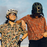 Smartwool - Women’s Everyday Short Sleeve Button Down - Burnt Sienna Paisley