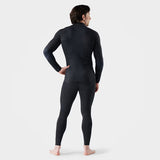 Smartwool - Intraknit Thermal Merino Base Layer 1/4 Zip - Men's - Charcoal-Nightfall Blue