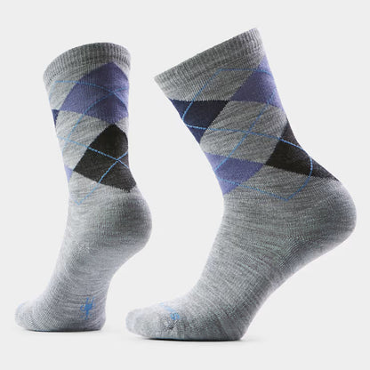 Smartwool - Everyday Diamond Jim Crew Socks - Light Gray
