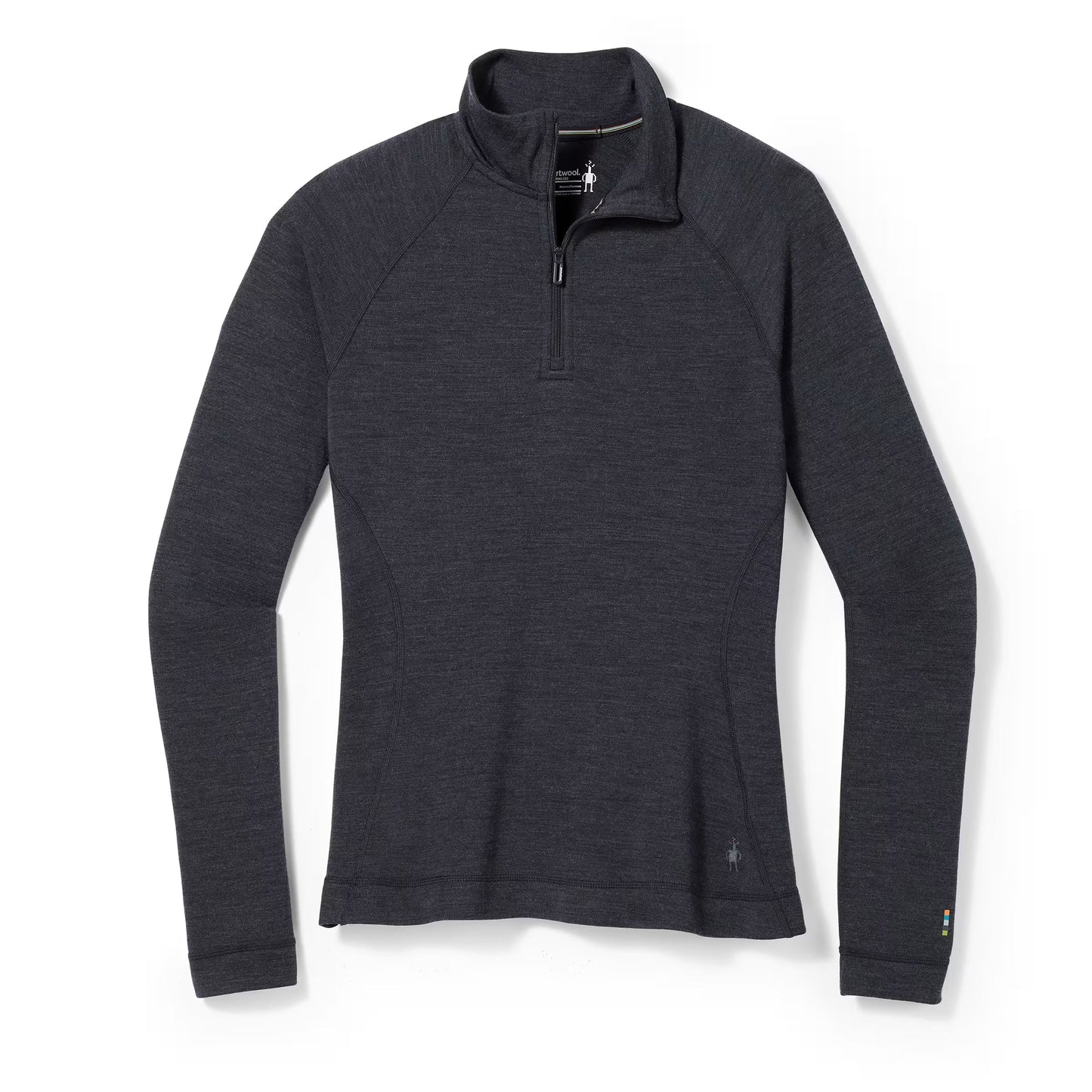 Smartwool - Classic Thermal Merino Base Layer 1/4 Zip - Women's - Charcoal Heather
