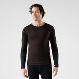 Smartwool - Intraknit Thermal Merino Base Layer Colorblock Crew - Men's - Mink-Black