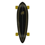 Santa Cruz Holo Flame Dot Pintail Cruiser Longboard Complete 9.2" x 33"
