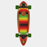 Santa Cruz Serape Dot Pintail Cruiser Longboard Complete 9.2" x 33"