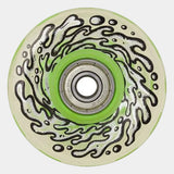Santa Cruz Slime Balls Light Ups Green LED Wheels 60mm 78a Clear Green