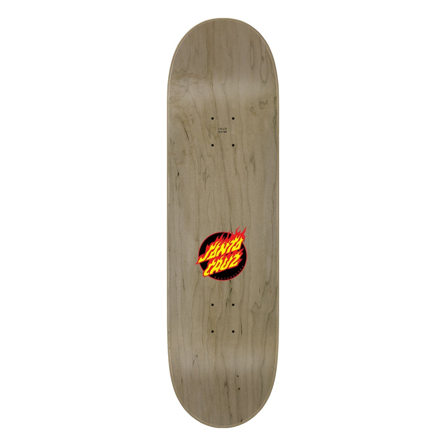 Santa Cruz Skateboard Deck Flame Dot 7.25" x 27"