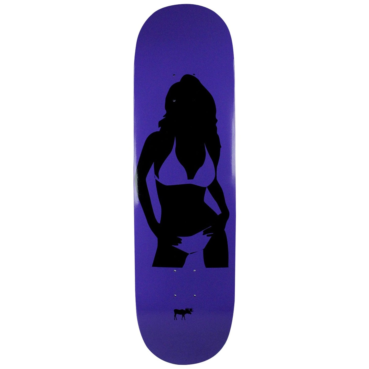Moose Deck Canadian Maple Silhouette Purple 8.5"