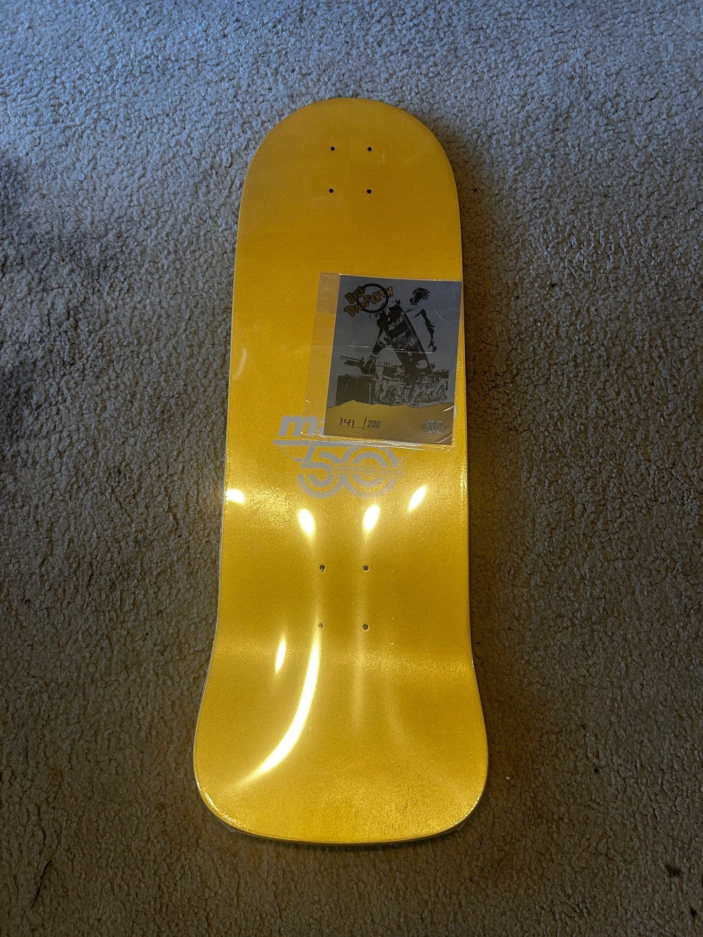Madrid Skateboard Deck Bill Danforth Skateboarding Hall of Fame 9.25" x 29.62"