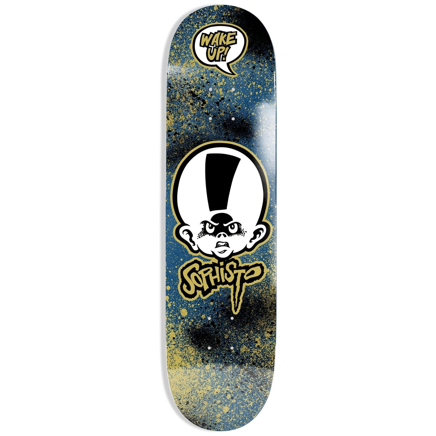 Sophisto Skateboard Deck ZS Head Logo Blue 8.5" x 32.2"