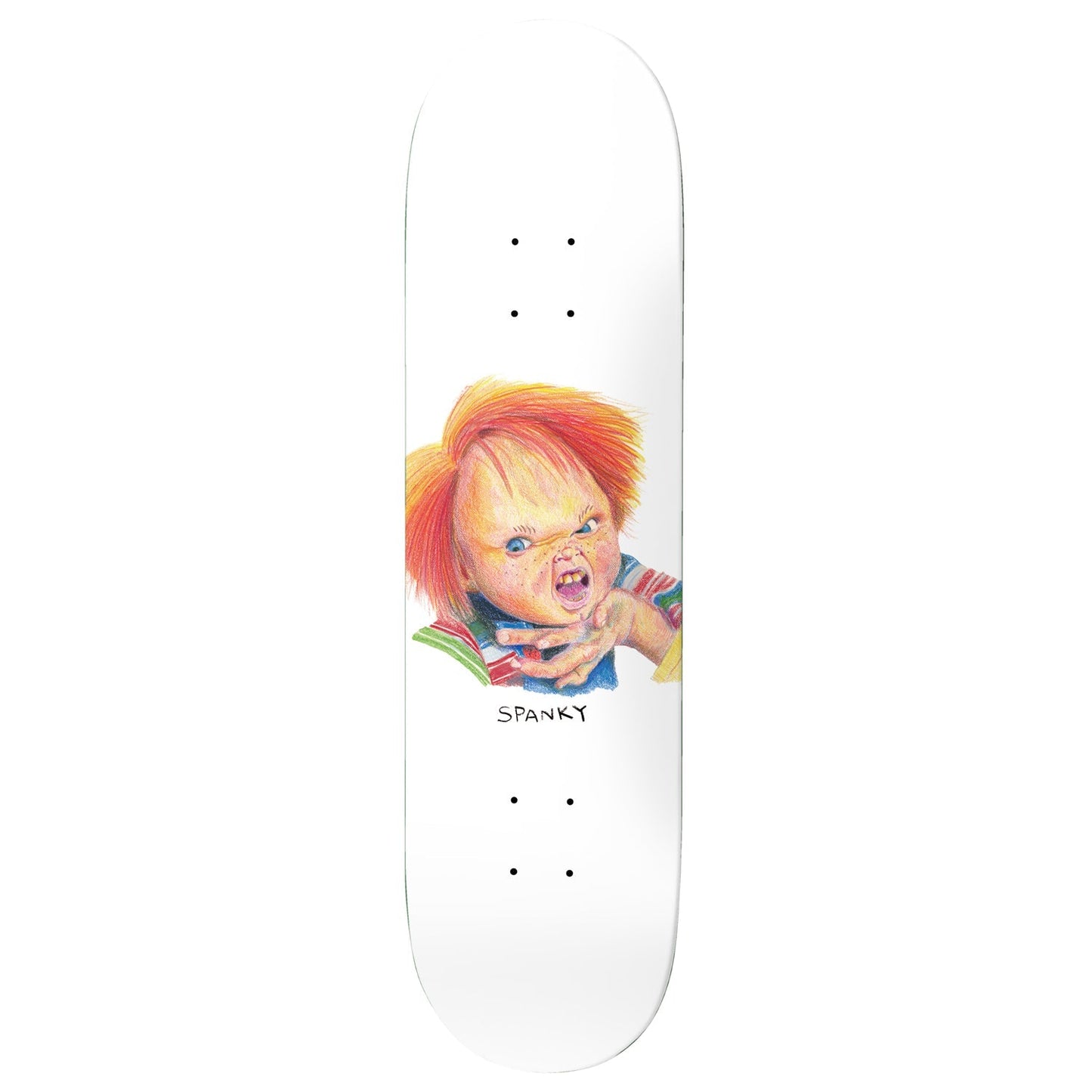 Baker Skateboard Deck Spanky Good Guys White 8.25" x 31.875"