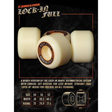 Spitfire Formula Four Lock-Ins Full Wheels Natural 99du 55mm