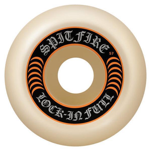 Spitfire Formula Four Lock-Ins Full Wheels Natural 99du 57mm