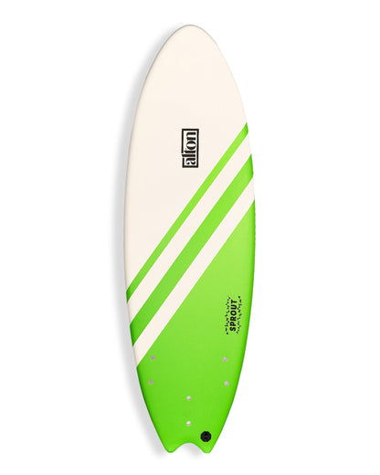 Sprout Softboard 5'8 - White/Green