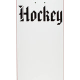 Hockey Skateboard Deck Stone White 9.0" x 33.254"
