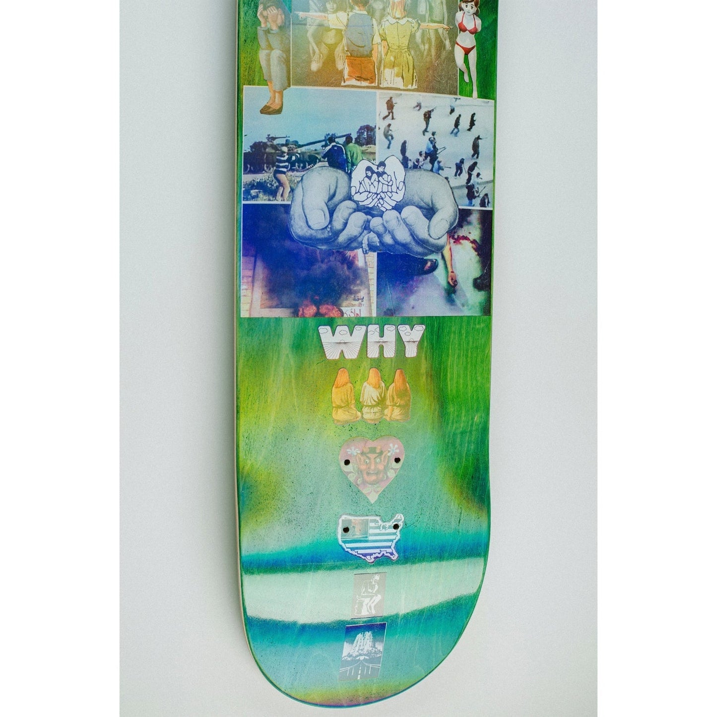 FA Skateboard Deck Store Collage Gradient Assorted 8.18" x 31.73"