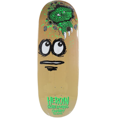 Heroin Skateboard Deck Swampy Egg 11" x 32.5"