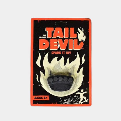 Tail Devil Sparking Skateboard Skid Plate - Black