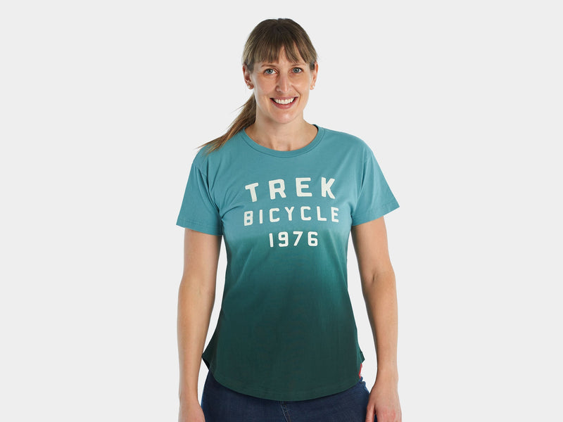Trek Fade Tee Women Medium Emerald Shirt