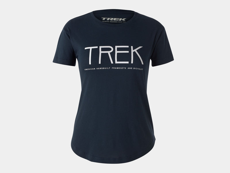 Trek Stick Logo Tee Women X-Large Navy Shirt