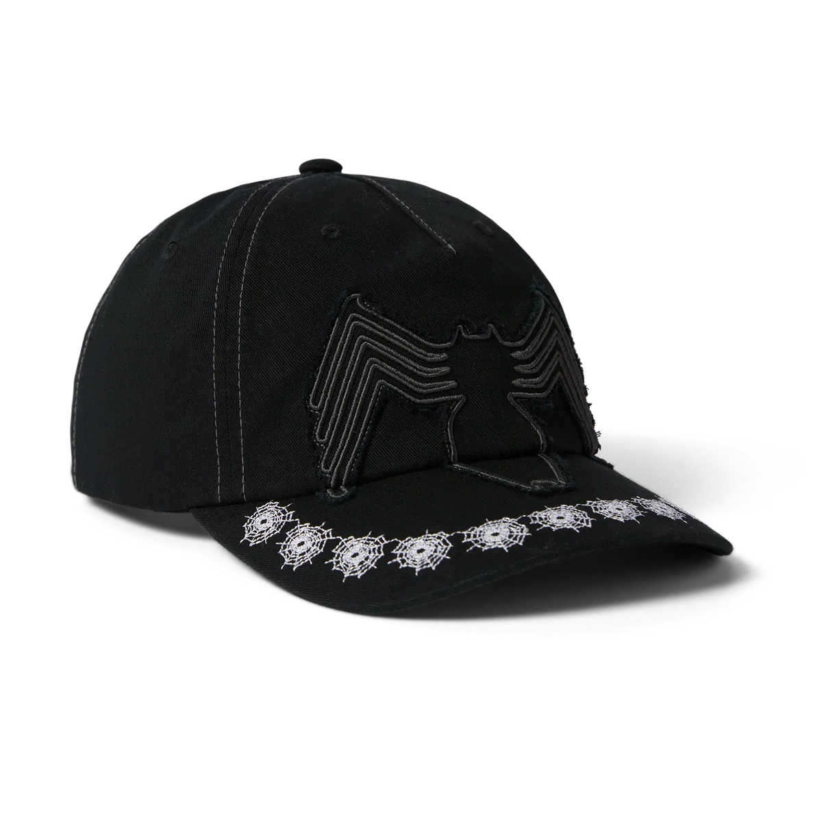 Huf X Spider-Man Venom Snapback Hat - Washed Black