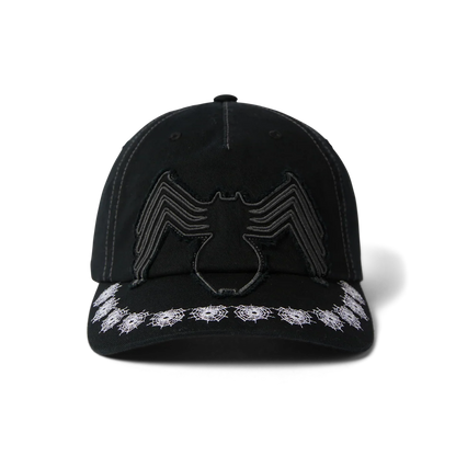 Huf X Spider-Man Venom Snapback Hat - Washed Black