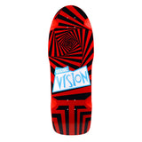 Vision Skateboard Deck Original Red/Black 10" x 30" Old School