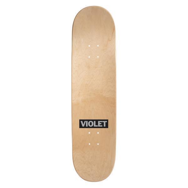 Violet Skateboards Lollipop Yellow Deck 8.38"
